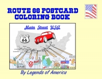 Route 66 Postcard Coloring Book