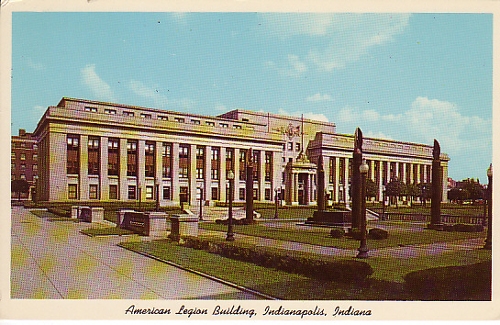 American Legion Building, Indianapolis, Indiana Postcard