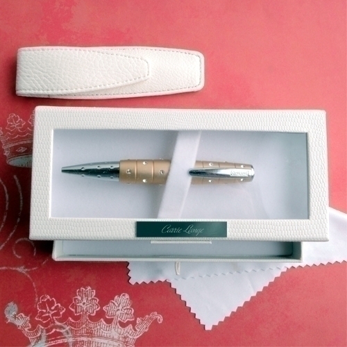 Champagne Glitz Pen with Swarovski Crystals
