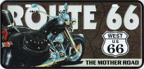 Route 66 License Plate (Mother Road)