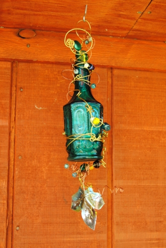Dark Aqua Bottle Hang