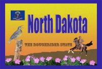North Dakota - The Roughrider State Postcard (4x6)
