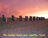 Texas - Cadillac Ranch Near Amarillo, Texas