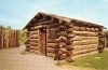 Log Cabin Inside Stockade, Pennsylvania