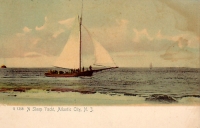 A Sloop Yacht, Atlantic City, New Jersey
