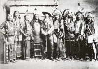 Buffalo Bill and 8 Indian Men