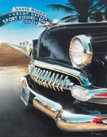 Retro Auto Tin Sign - Santa Monica