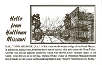 Halltown, Missouri Postcard