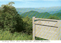 Cherokee Indian Reservation, North Carolina Postcard