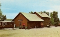 Depot, Nevada City, Montana Postcard