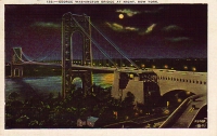 George Washington Bridge at night, New York