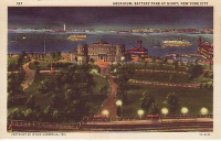 Aquarium, Battery Park at Night, New York City, New York