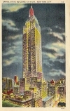 Empire State Building at Night, New York City, New York
