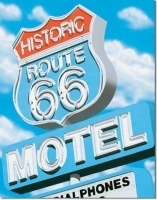  Route 66 Motel Tin Sign
