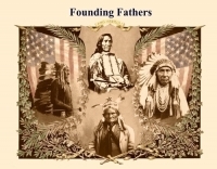 Original Founding Fathers Postcard