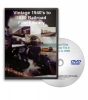 Railroad Film Library DVD- 1940's to 1950