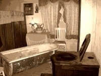 Old Time Bath Print or Canvas - Starting @ $12.99