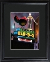 Marquee BBQ Framed Print