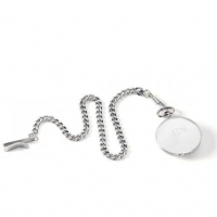 High Polish Silver Pocket Watch