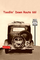 Toodlin' Down Route 66 11x17 Poster