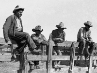 Cowboys on the Fence Fine Art Print or Canvas starting @ $12.99