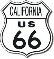 California Route 66 Road Sign