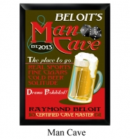 Pub Style Personalized Signs - Several Styles