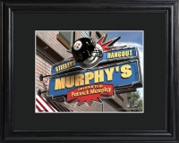NFL Pub Print with Wood Frame