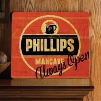 Personalized Real Wood Saloon Signs (Always Open)