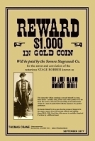 Black Bart Wanted 11x17 Poster