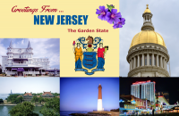 New Jersey Postcard Poster