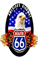America's Highway - Route 66 (Eagle) 11x17 Poster