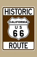 Historic Route 66 (California) Sign Poster