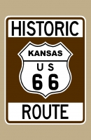Historic Route 66 (Kansas) Sign Poster