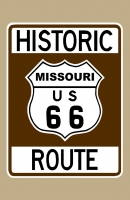 Historic Route 66 (Missouri) Sign Poster