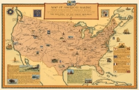 Map of America's Making 11x17 Poster