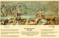 Route of the Mormon Pioneers 11x17 Poster