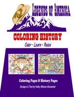 Coloring History - Legends' Coloring Book