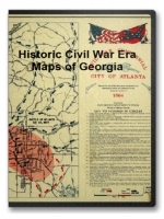 Georgia Civil War Maps CD