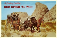 Cowboy Cadillac, Red River, New Mexico Postcard