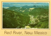 Red River, New Mexico Mountain View Postcard