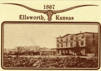 Ellsworth, KS Drovers Cottage Postcard