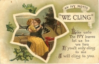 We Cling Postcard