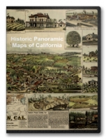 California 51 City Panoramic Maps on CD