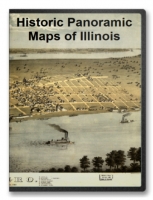 Illinois 64 City Panoramic Maps on CD