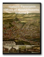Massachusetts V2 60 City Panoramic Maps on CD