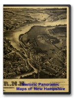 New Hampshire 42 City Panoramic Maps on CD