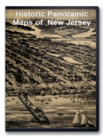 New Jersey 43 City Panoramic Maps on CD