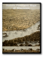 Wisconsin 62 City Panoramic Maps on CD