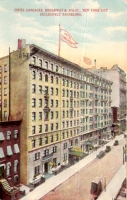 Hotel Longacre, New York City Postcard